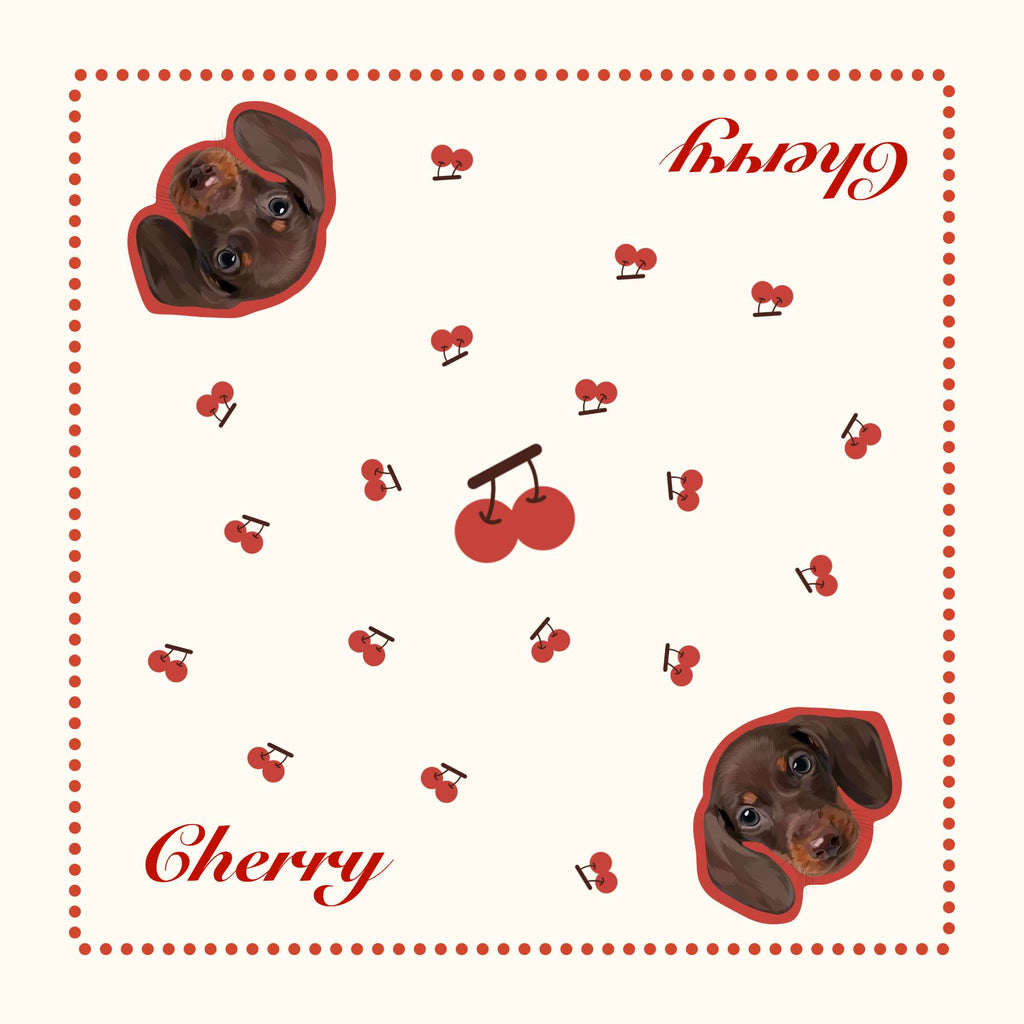 Pooji Custom Pet Silk Scarf