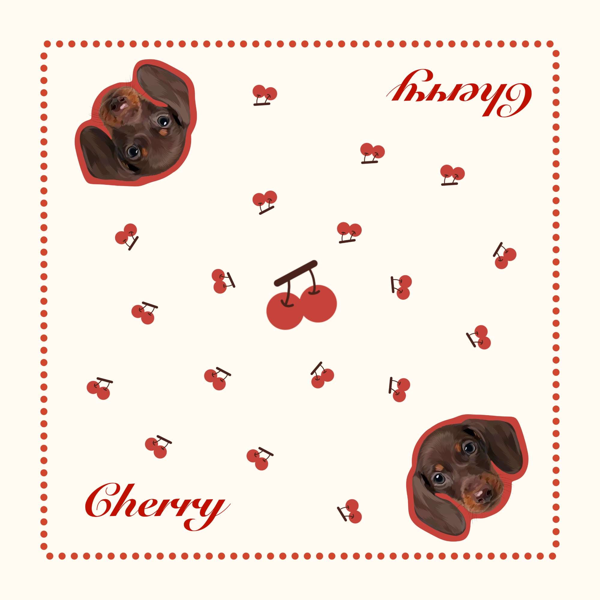 Pooji Custom Pet Silk Scarf