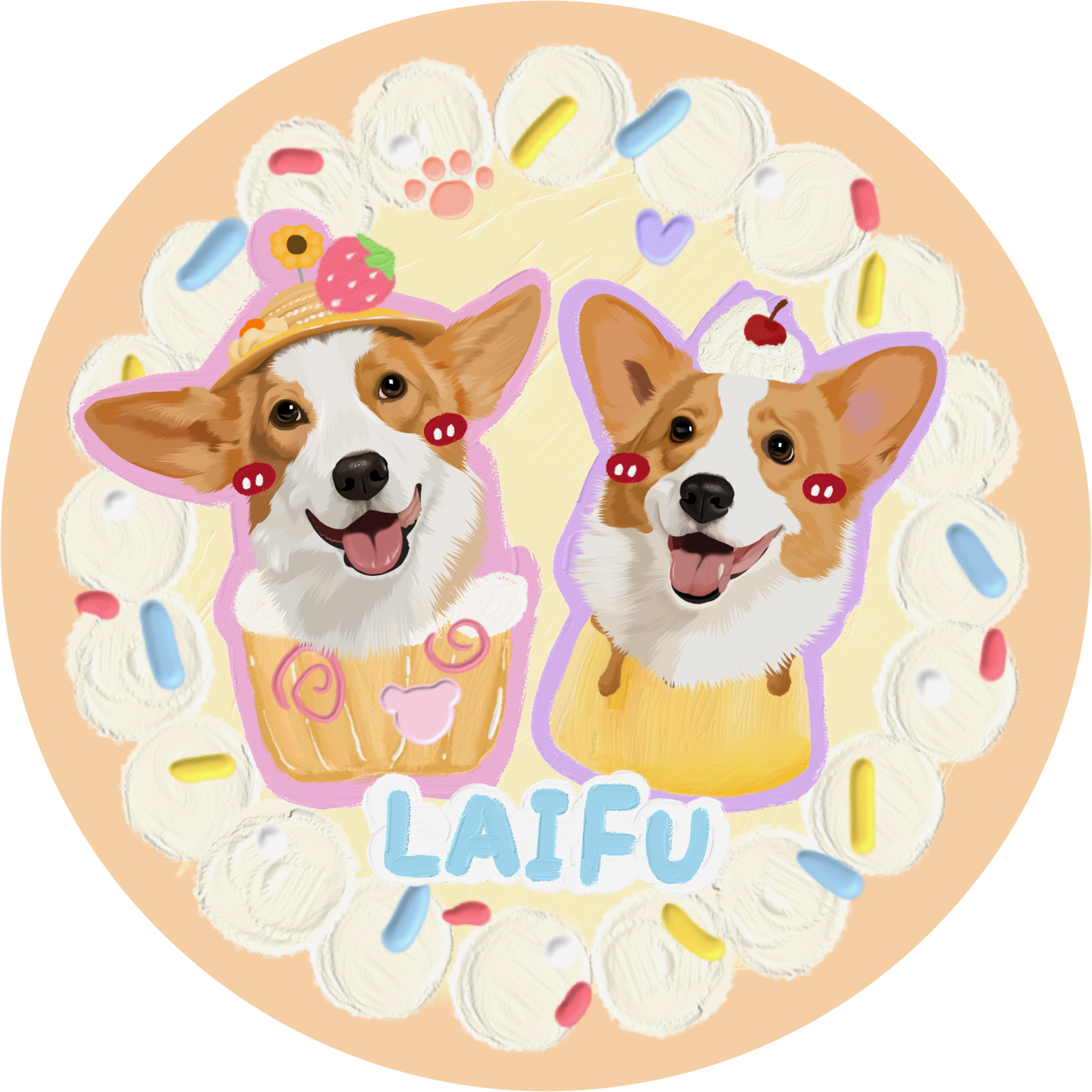 Custom Pet Shaped Rug (Washable Plush Floor Mat)