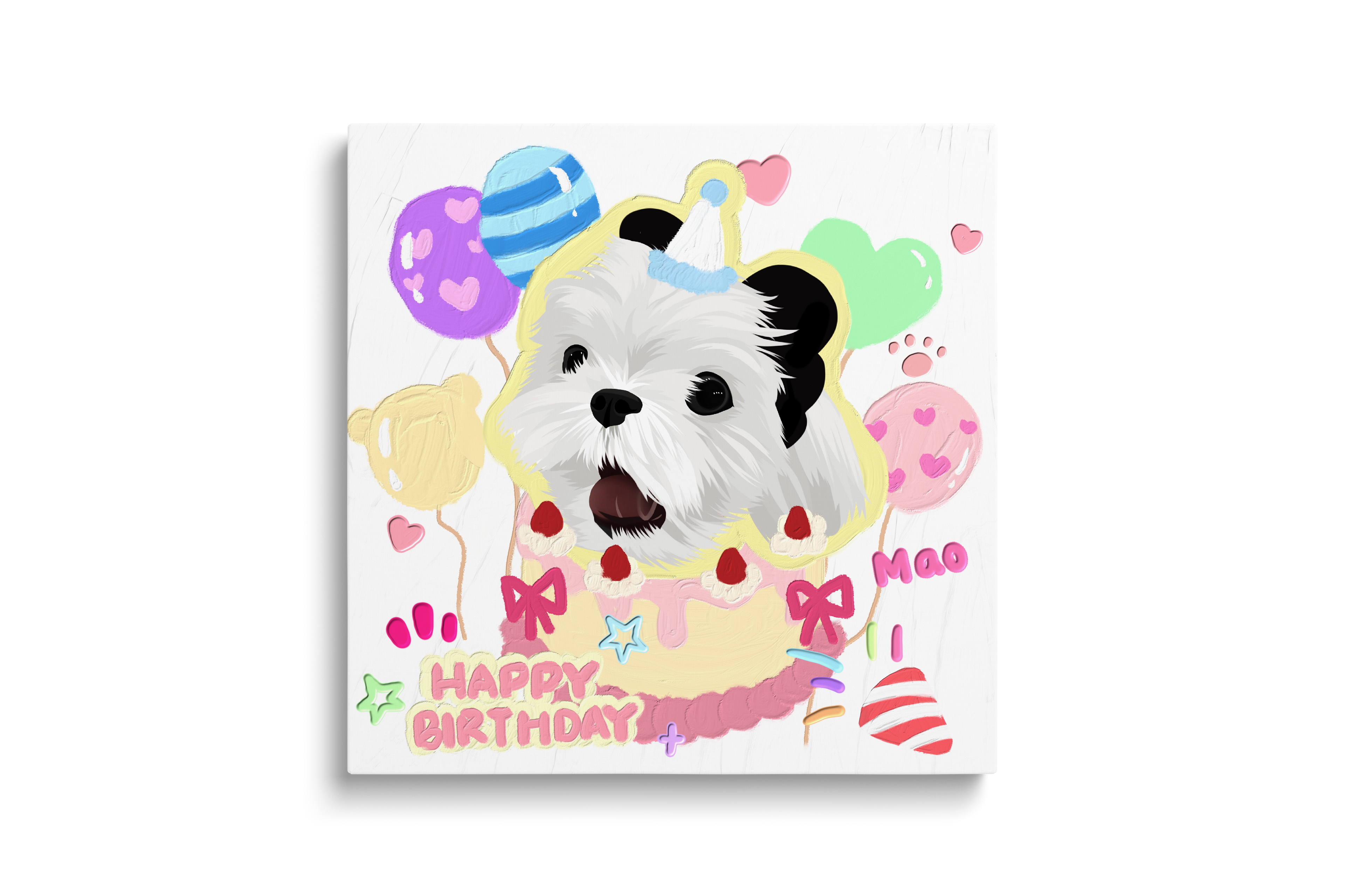 Pooji Custom Pet Canvas Wall Art