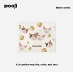 Pooji Custom Flannel Throw Blanket