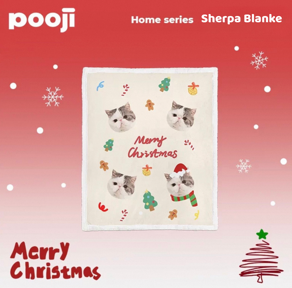 Pooji Custom Flannel Throw Blanket