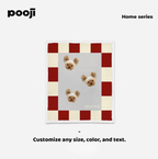 Pooji Custom Flannel Throw Blanket