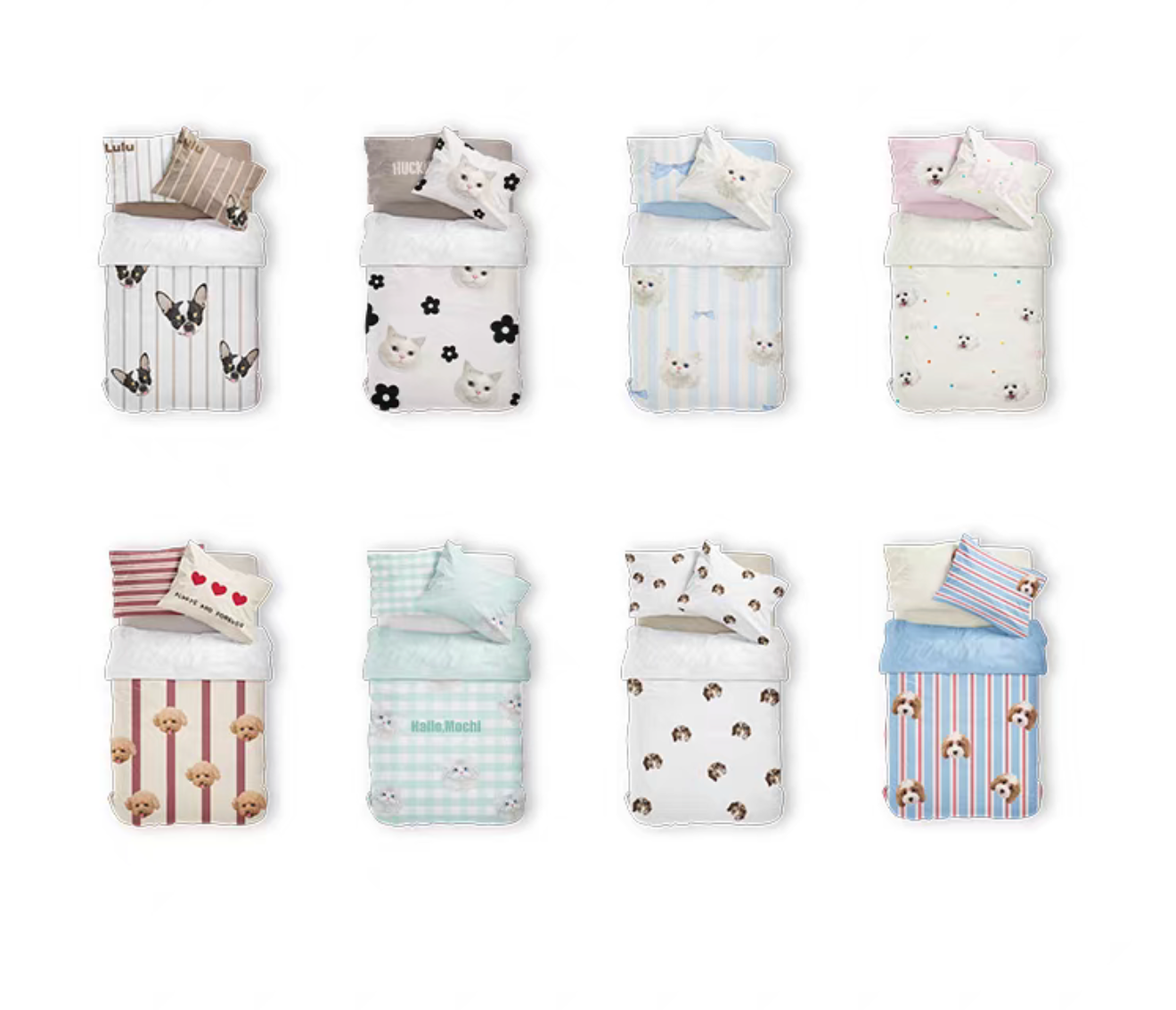 Pooji Custom Cotton Bedding Set