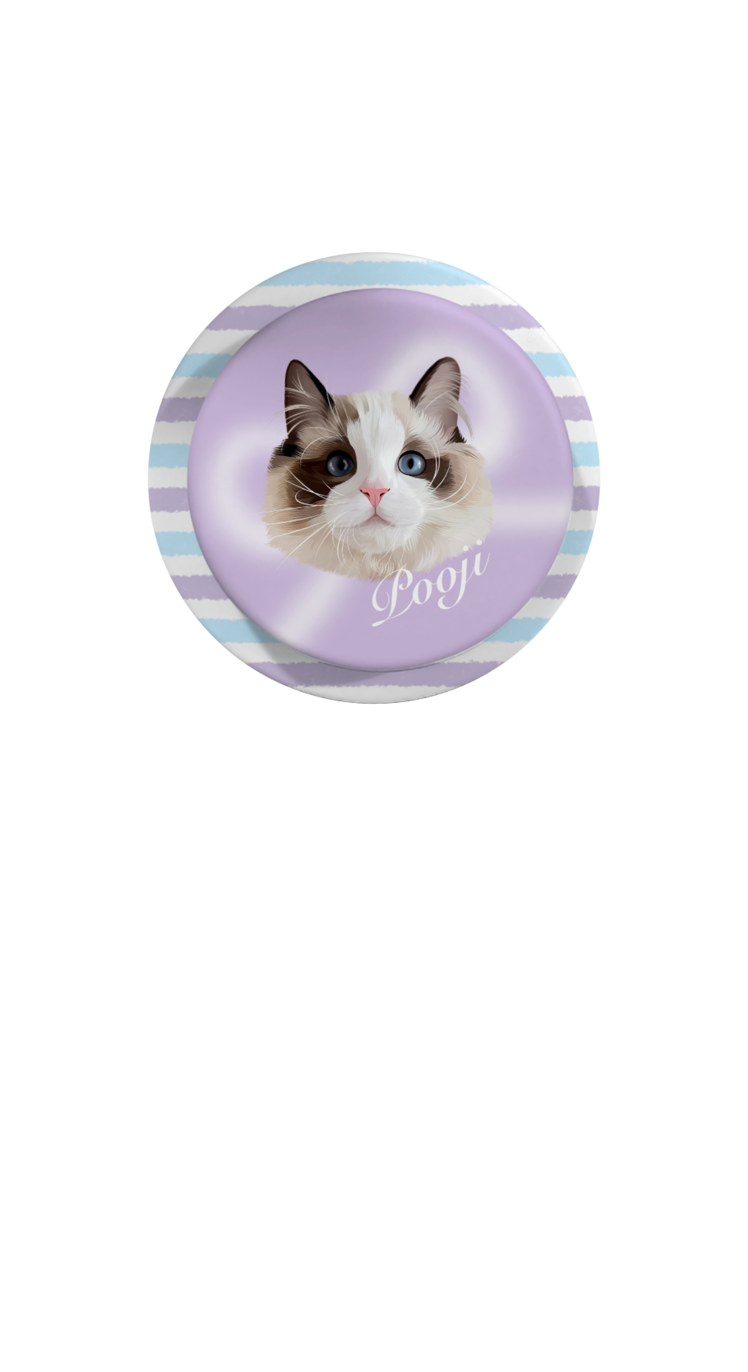 Pooji Custom Magnetic Acrylic Phone Grip(not including case)