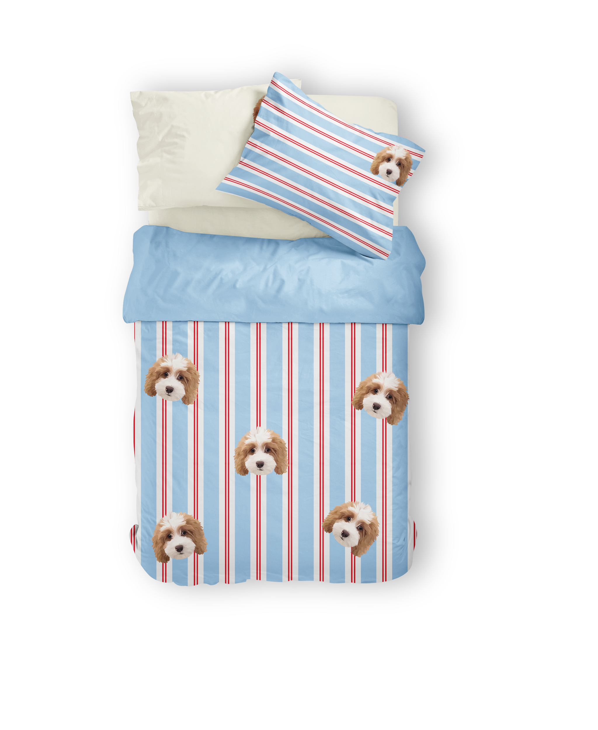 Pooji Custom Cotton Bedding Set