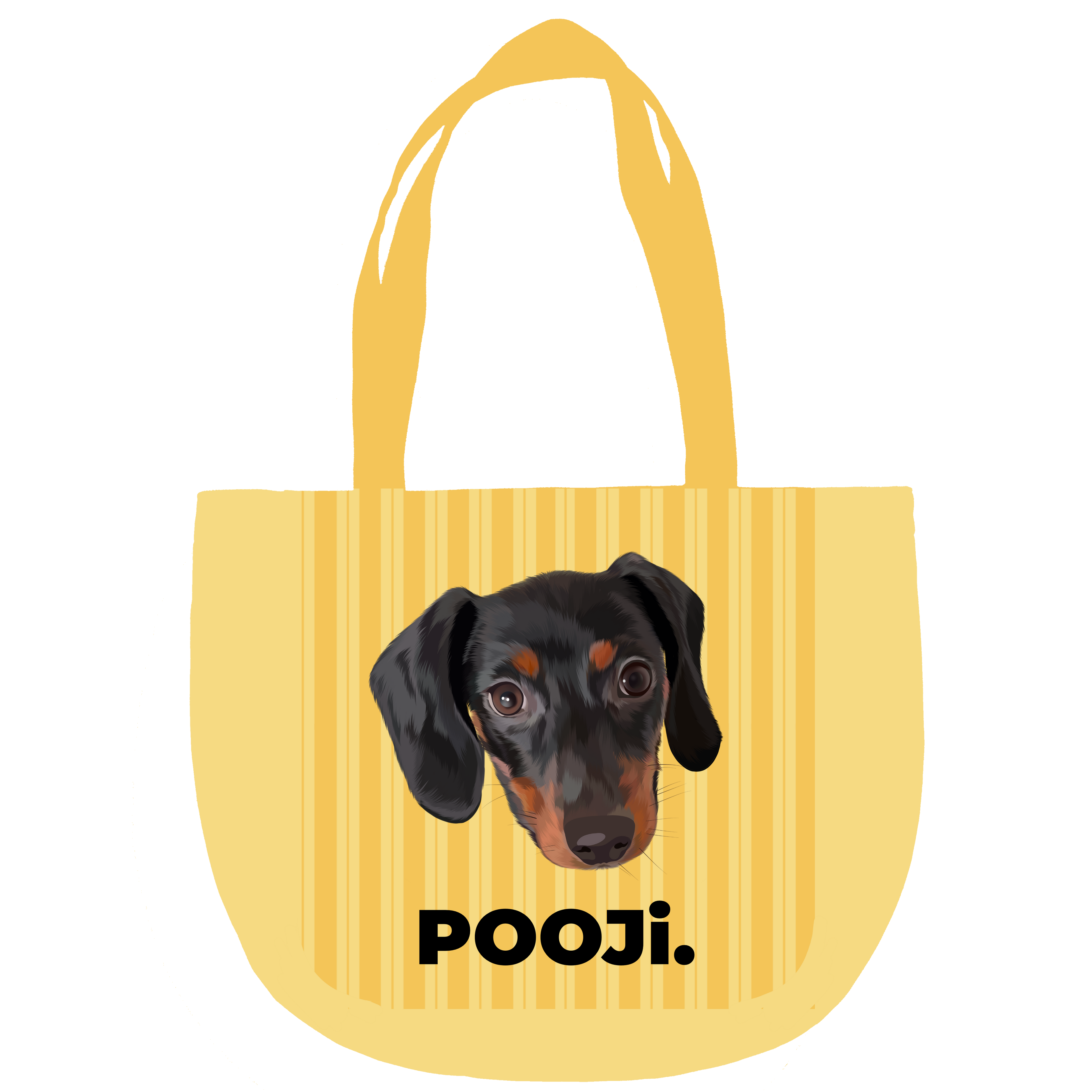 Custom Pet Tote Bag (Personalized Everyday Carry Bag)