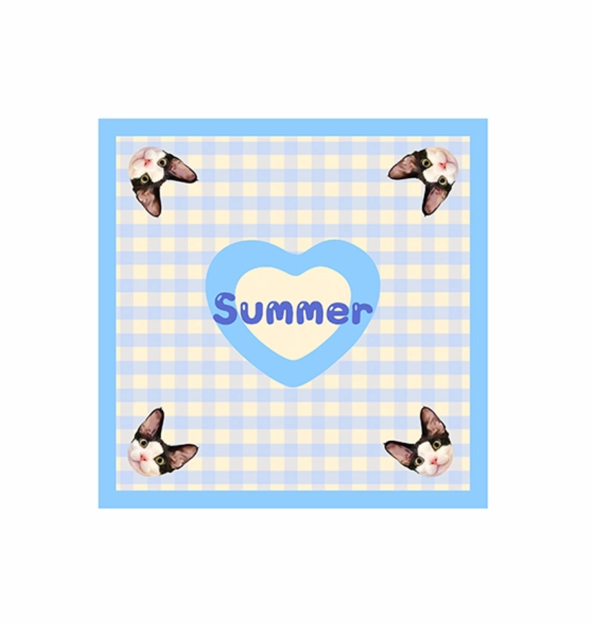 Pooji Custom Pet Silk Scarf
