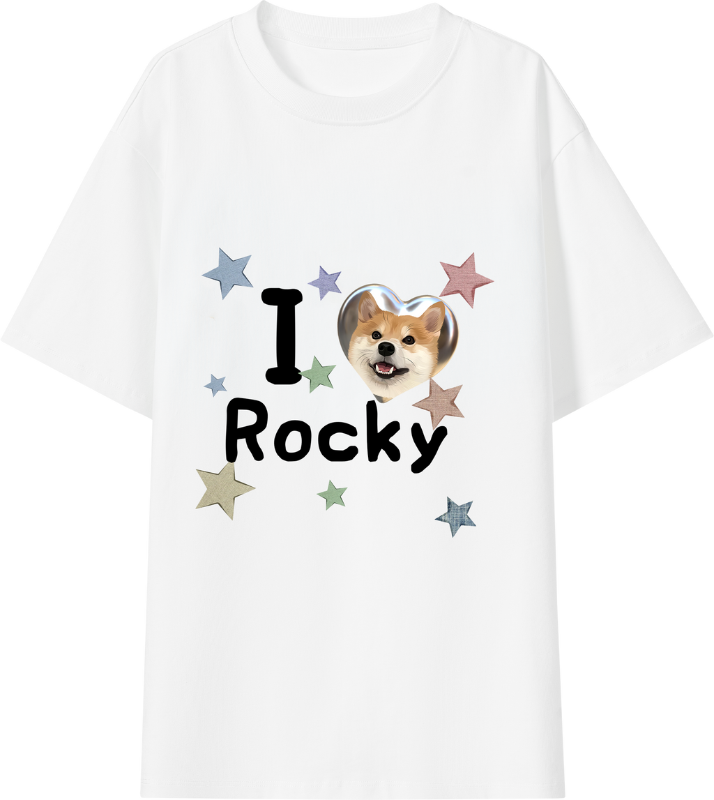 Pooji Custom Pet Graphic T-Shirt