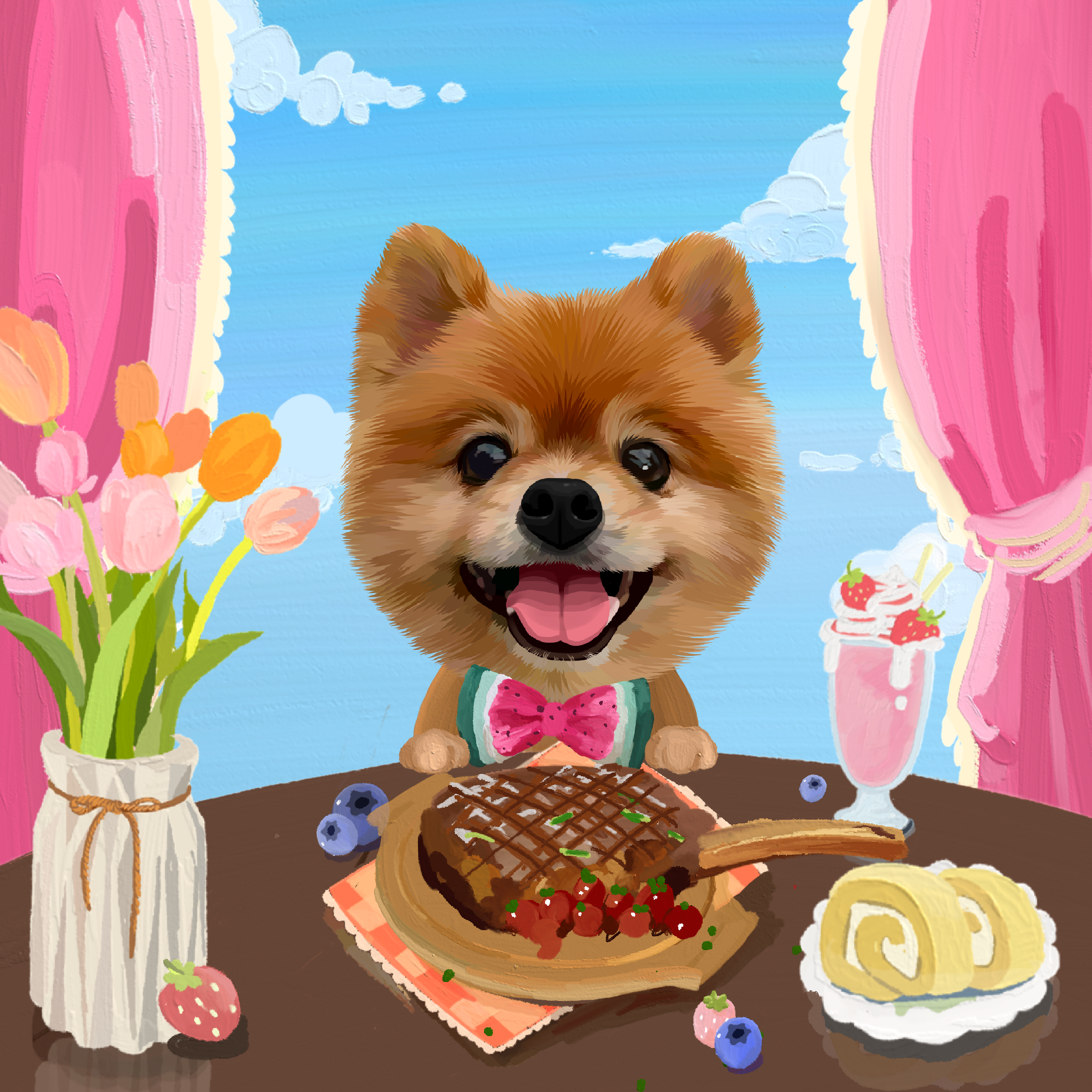 Pooji Custom Pet Canvas Wall Art