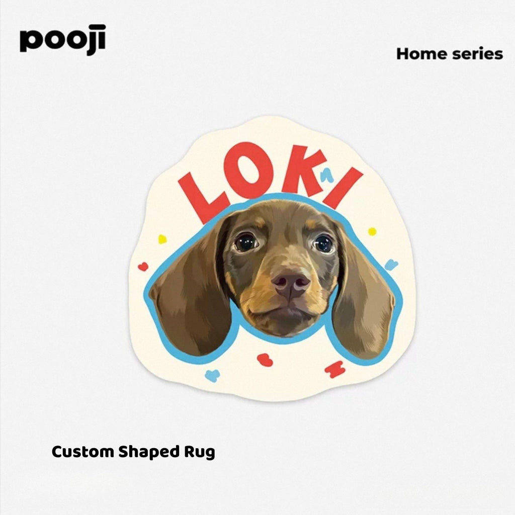 Custom Pet Milk Velvet Washable Rug